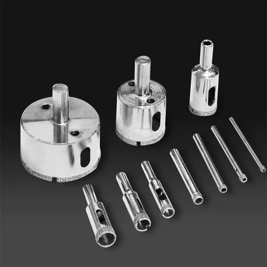 No. 4 Common Steel Glass Opener Set Diamond Hole Saw 10 PCS