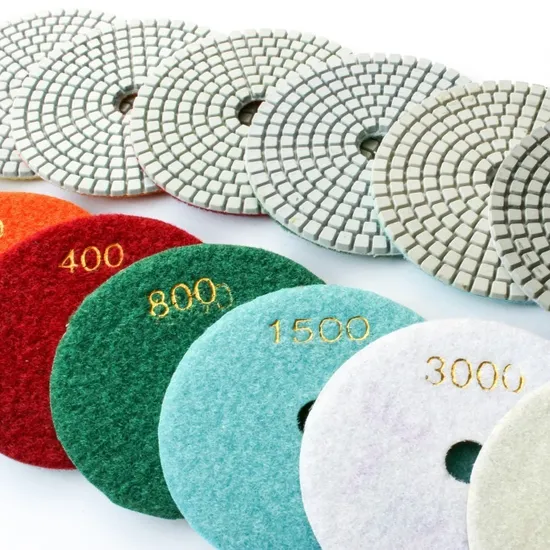 Wet Sanding Buffing Polishing Pad Hybrid Resin Grinding Disc for Concrete and Terrazzo Floor Wet 3 Inch Pads