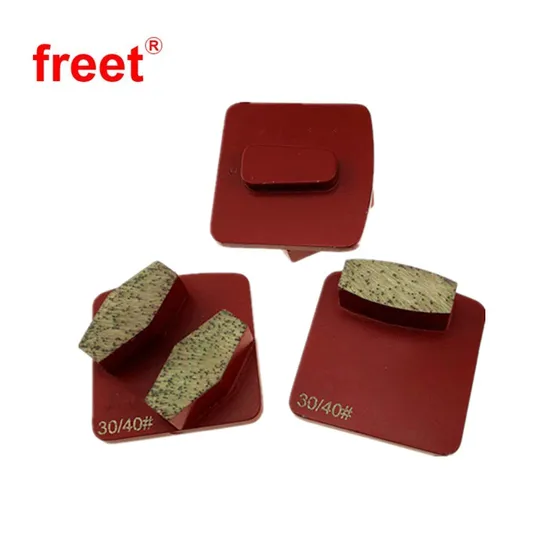 HTC 그라인더용 다이아몬드 애로우 세그먼트 콘크리트 연마 디스크 바닥 연마 블록