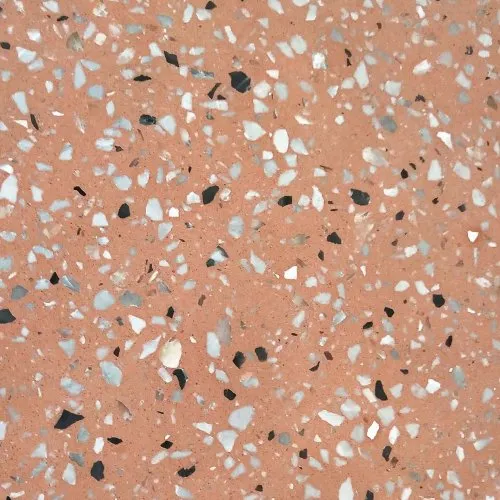 맞춤형 패턴 딥 핑크 인조석 테라조