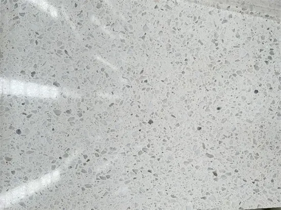 고품질 흰색 테라조 스톤 슬래브, 외벽 바닥 테라조 커피 테이블 상판